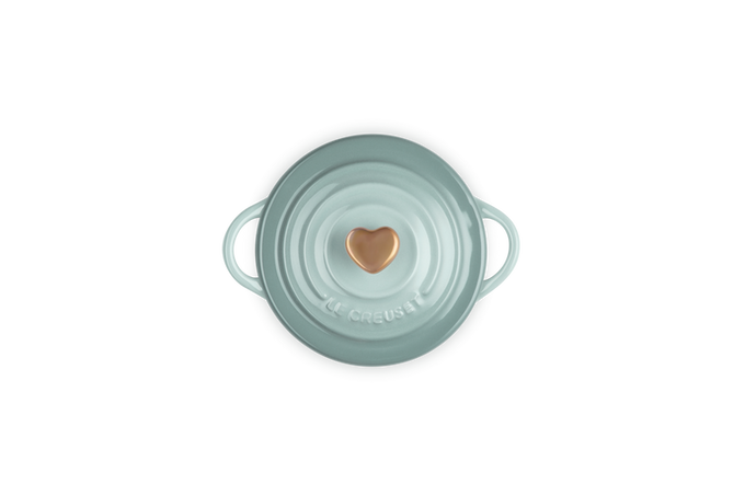 Le Creuset Heart Mini Round Casserole 250ml Sea Salt with Heart Knob – Keans Claremorris