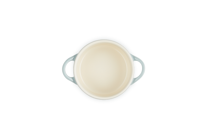 Le Creuset Heart Mini Round Casserole 250ml Sea Salt with Heart Knob - Keans Claremorris