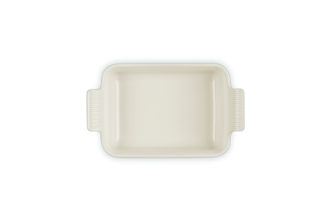Le Creuset Stoneware Heritage Rectangular Dish 19cm Sea Salt - Image 4