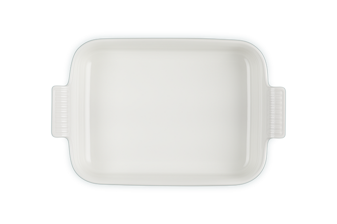 Le Creuset Stoneware Heritage Rectangular Dish 32cm Sea Salt - Image 4
