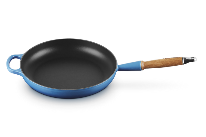 Le Creuset Signature Cast Iron Frying Pan 28cm Azure - Image 2