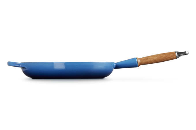 Le Creuset Signature Cast Iron Frying Pan 28cm Azure - Image 3