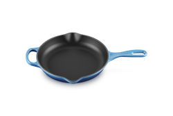 Le Creuset 23cm Signature Round Skillet Azure Blue