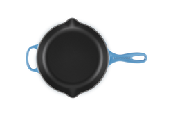 Le Creuset 23cm Signature Round Skillet Azure Blue