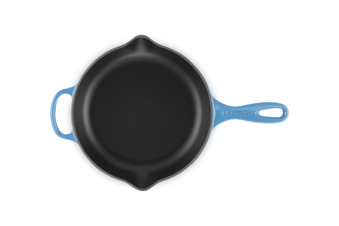 Le Creuset 23cm Signature Round Skillet Azure Blue - Image 4