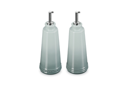 Le Creuset 330ml Stoneware Oil & Vinegar Set Sea Salt