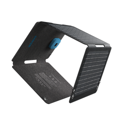Anker SOLIX PS30 portable 30W foldable solar panel with USB-C/A, IP65 weather-resistant, lightweight for outdoor charging -