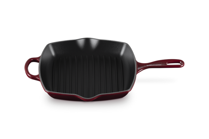Le Creuset 26cm Square Grillit Garnet - Image 2