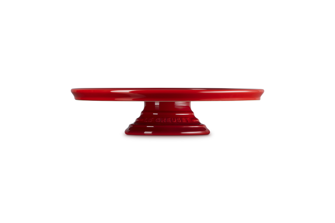 Le Creuset Stoneware Cake Stand Cerise - Image 1