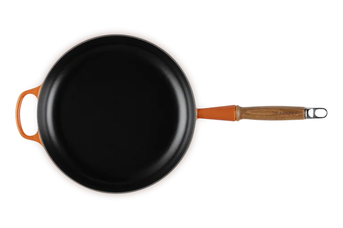 Le Creuset Signature Cast Iron Frying Pan 28cm Volcanic - Image 4