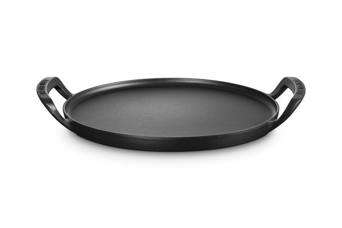 Cast Iron BBQ Outdoor Round Pizza Pan for grilling and baking - durable, heat-retentive cookware | Keans Claremorris