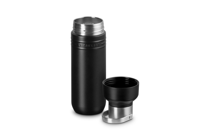 Le Creuset On The Go 1LTR Hydration Bottle, durable and stylish, available at Keans Claremorris.