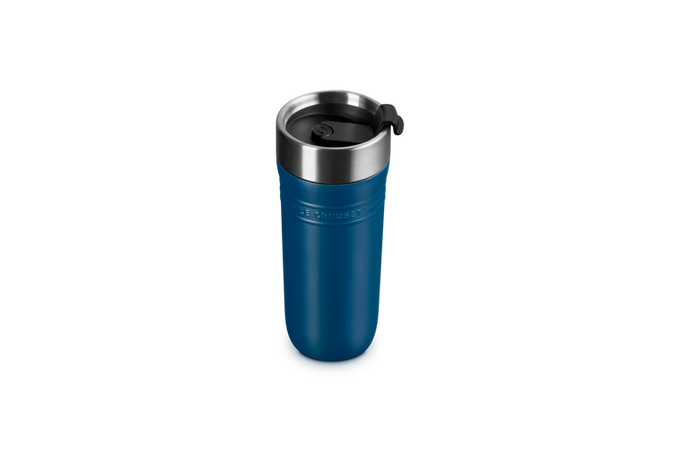Le Creuset On The Go 350ml Travel Mug, durable insulated coffee cup, perfect for travel – available at Keans Claremorris