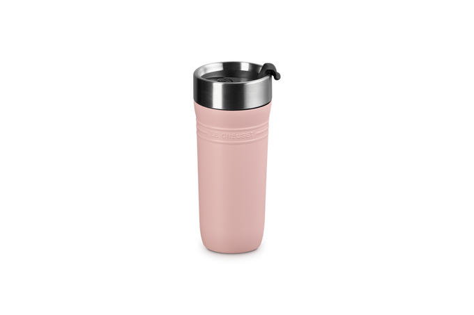 Le Creuset On The Go 350ml Travel Mug, durable insulated coffee cup, perfect for travel – available at Keans Claremorris.