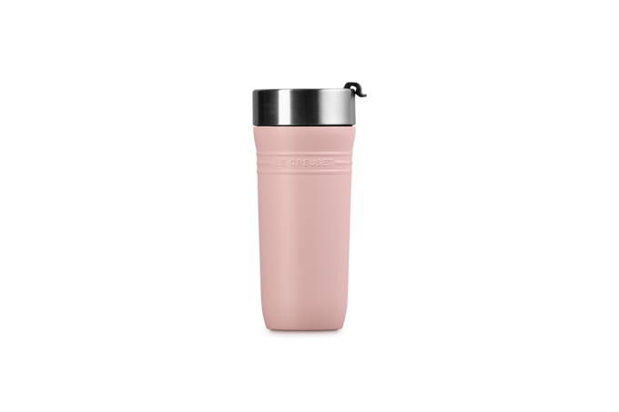 Le Creuset On The Go 350ml Travel Mug, durable insulated coffee cup, available at Keans Claremorris