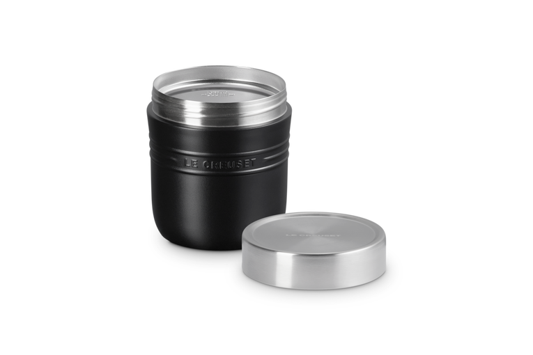 Le Creuset On The Go 500ml Food Flask, insulated stainless steel container, available at Keans Claremorris