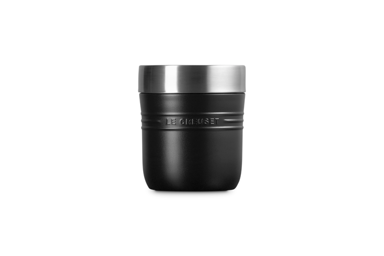 Le Creuset On The Go 500ml insulated food flask, durable and portable, available at Keans Claremorris.