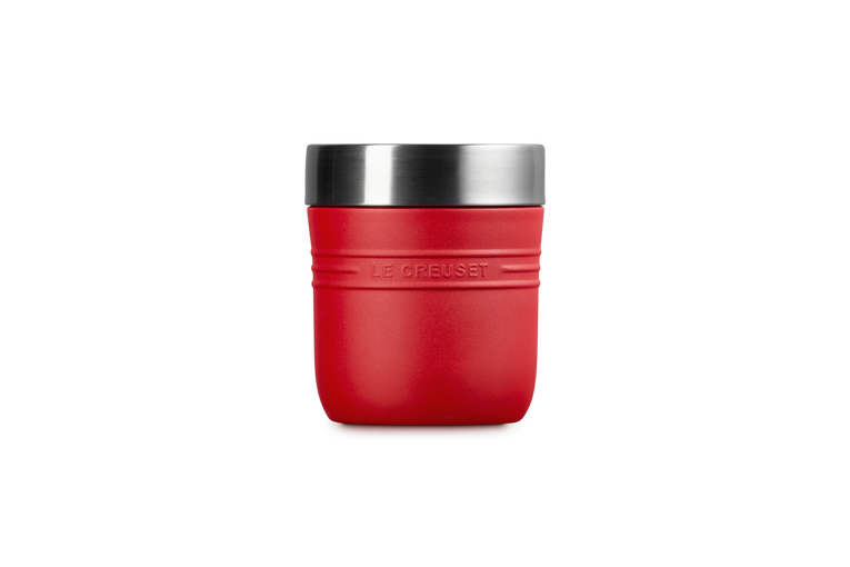 Le Creuset On The Go 500ml Food Flask, insulated portable container for hot and cold meals, available at Keans Claremorris