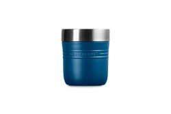 Le Creuset On The Go 500ml insulated food flask, durable and portable, available at Keans Claremorris.