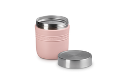 Le Creuset On The Go 500ml Food Flask in vibrant color, insulated for hot and cold meals – available at Keans Claremorris.