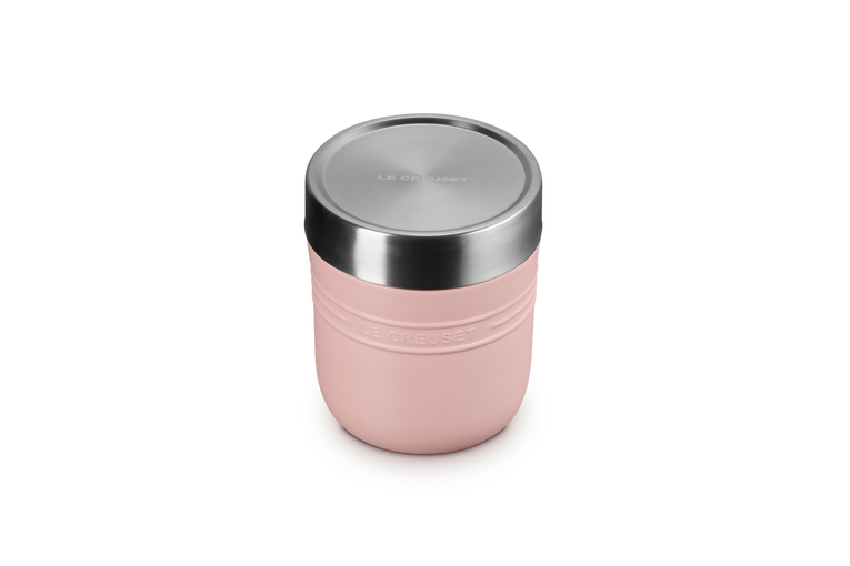 Le Creuset On The Go 500ml insulated food flask, durable and portable, available at Keans Claremorris.