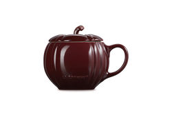 Le Creuset Halloween Pumpkin Mug w/lid Garnet