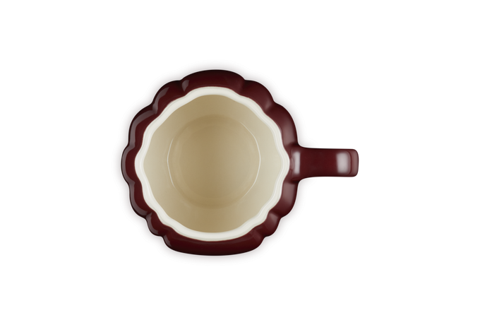 Le Creuset Halloween Pumpkin Mug w/lid Garnet - Image 4