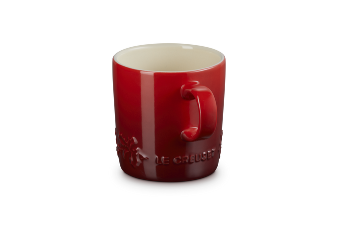 Le Creuset Stoneware Holly 350ml Mug Cerise - Image 2