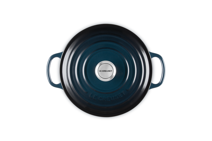Le Creuset 20cm Round Casserole Nuit - Image 4