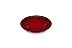 Le Creuset Stoneware Holly Plate 19cm Cerise