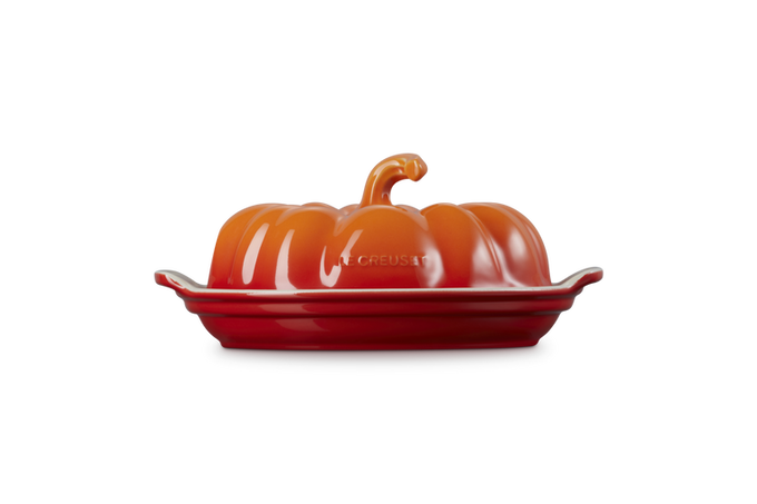 Le Creuset Halloween Pumpkin Butterdish Volcanic - Image 3
