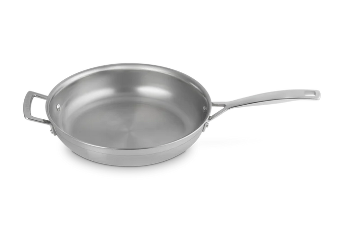 Le Creuset Classic 3-ply Stainless Steel Uncoated Frying Pan 28cm - Image 2