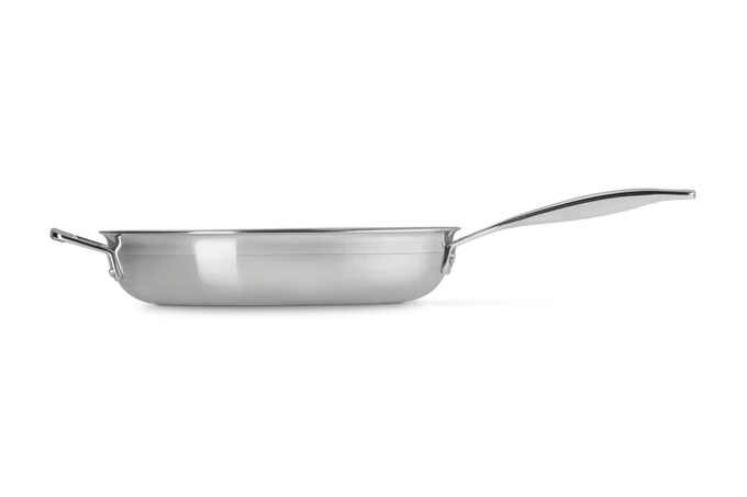Le Creuset Classic 3-ply Stainless Steel Uncoated Frying Pan 28cm - Image 3