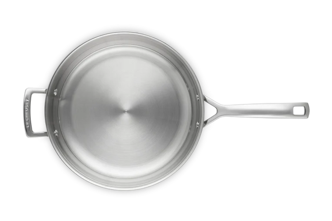Le Creuset Classic 3-ply Stainless Steel Uncoated Frying Pan 28cm - Image 4
