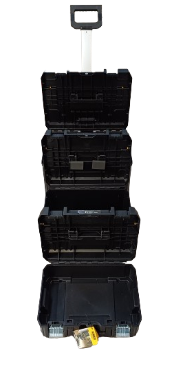 DEWALT TSTAK 2.0 Mobile Storage Box Bundle with wheels and handle, durable tool organizer - Keans Claremorris