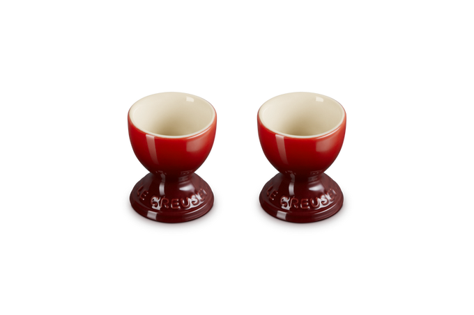 Le Creuset Set of 2 Egg Cups - Cerise - Image 3