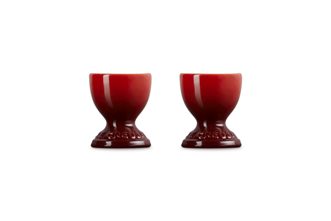 Le Creuset Set of 2 Egg Cups - Cerise - Image 2