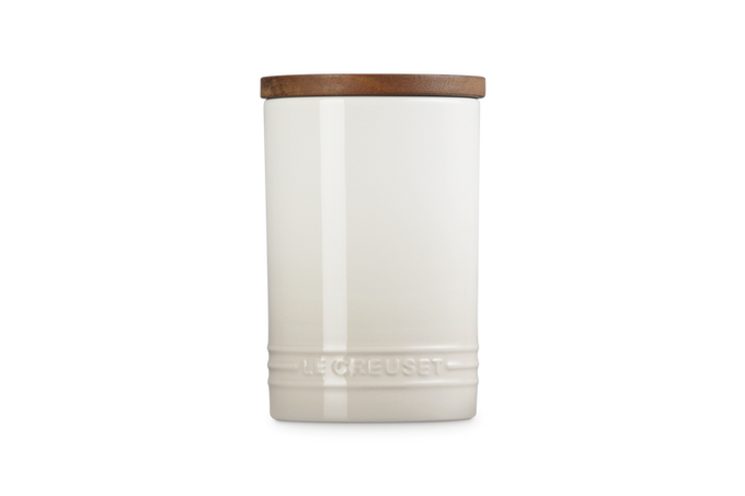 Le Creuset Stoneware Storage Jar 770ml Meringue - Image 2