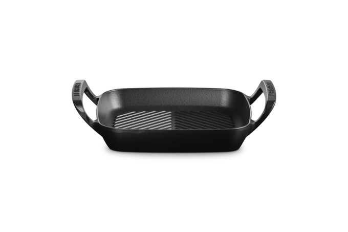Le Creuset Cast Iron BBQ Outdoor Square Grill, durable and heat-retentive, available at Keans Claremorris.