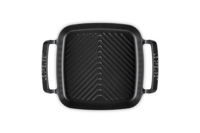 Le Creuset Cast Iron BBQ Outdoor Square Grill, durable cast iron, perfect for grilling, available at Keans Claremorris.