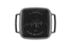 Le Creuset Cast Iron BBQ Outdoor Square Grill, durable and heat-retentive, available at Keans Claremorris.