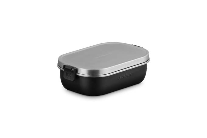 Le Creuset On The Go 900ml Lunch Box, durable and compact, perfect for meals on the move – available at Keans Claremorris.