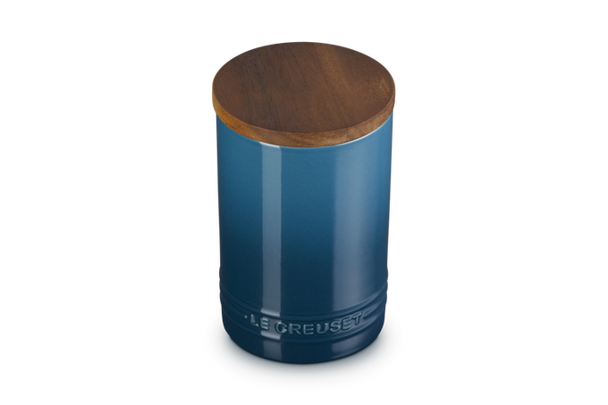 Le Creuset Stoneware Storage Jar 770ml Deep Teal - Image 2