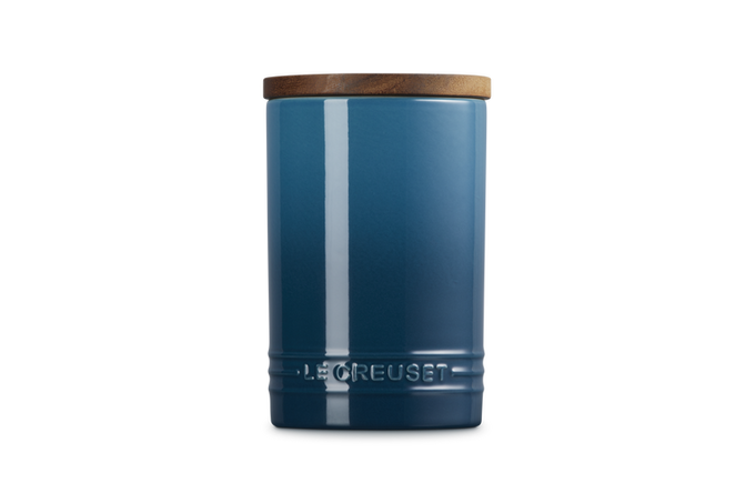 Le Creuset Stoneware Storage Jar 770ml Deep Teal - Image 3
