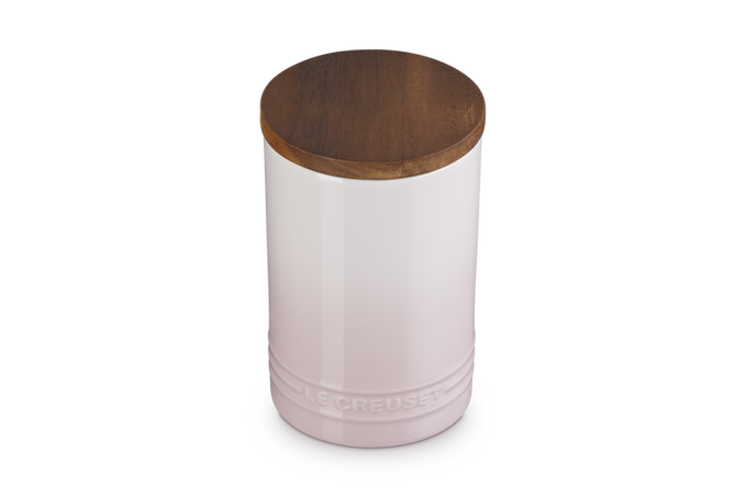 Le Creuset Stoneware Storage Jar 770ml Shell Pink - Image 3