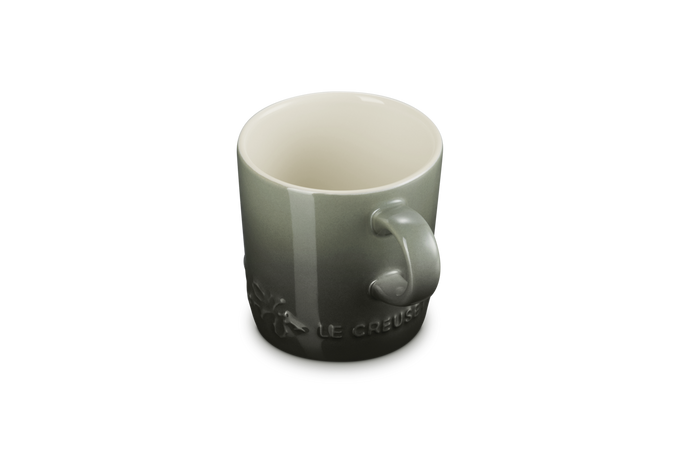 Le Creuset Stoneware Holly 200ml Cappuccino Mug Thyme - Image 3