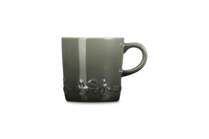Le Creuset Stoneware Holly 200ml Cappuccino Mug Thyme - Image 5