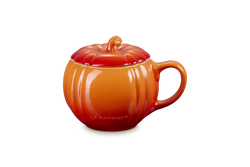 Le Creuset Halloween Pumpkin Mug w/lid Volcanic