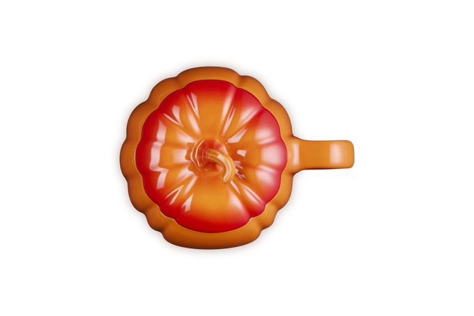 Le Creuset Halloween Pumpkin Mug w/lid Volcanic - Image 5