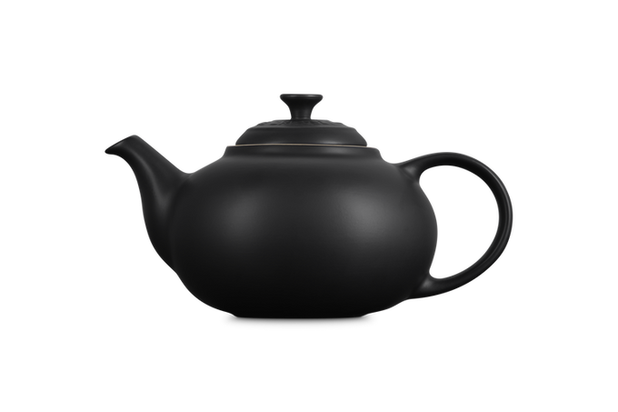 Le Creuset Stoneware Classic Teapot with Infuser Satin Black - Image 3